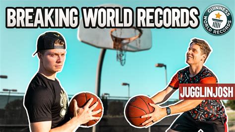 Breaking Basketball World Records Feat Josh Horton Youtube