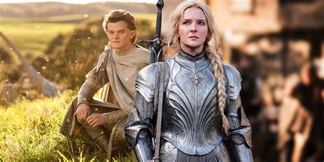 Lotr The Rings Of Power First Images Reveal Young Galadriel And Elrond