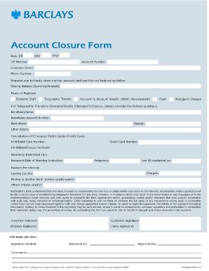 Fees could reduce the earnings on the account. Barclays Pcv Form - Fill Online, Printable, Fillable ...