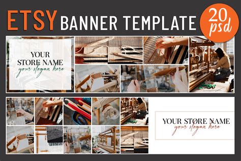 Etsy Banner Templates Templates And Themes Creative Market