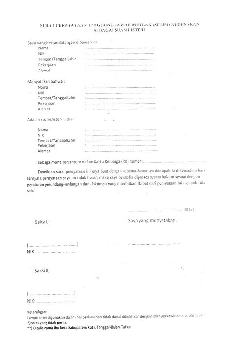 Pada contoh surat pernyataan yang kedua ialah surat pernyataan perjanjian membayar hutang. Desman Zebua: Contoh cara mengisi formulir SPTJM Kebenaran ...