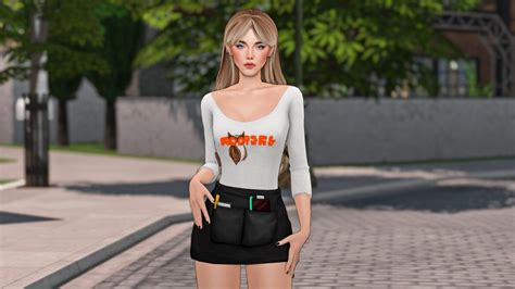 7cupsbobataes Sims Download Collection Hooters Waitress Alina Smith Brody Glover Kayle