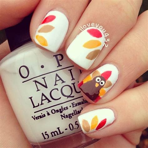 21 Amazing Thanksgiving Nail Art Ideas Stayglam