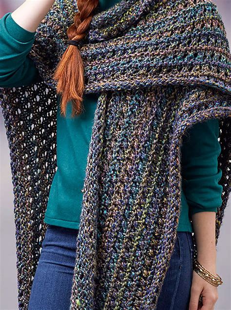 Shawls for Bulky Yarn Knitting Patterns | In the Loop Knitting
