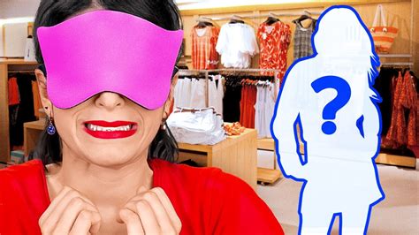 Blindfolded For 24 Hours Challenge Blindfolded Makeup Shopping Funny Pranks By 123 Go