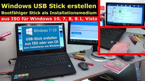 Windows Usb Stick Erstellen Und Bootfähig Machen Zum Installieren