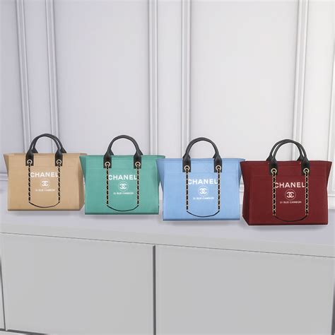 Platinumluxesims — Chanel Deauville Luxury Tote Bag Vol3 Now On