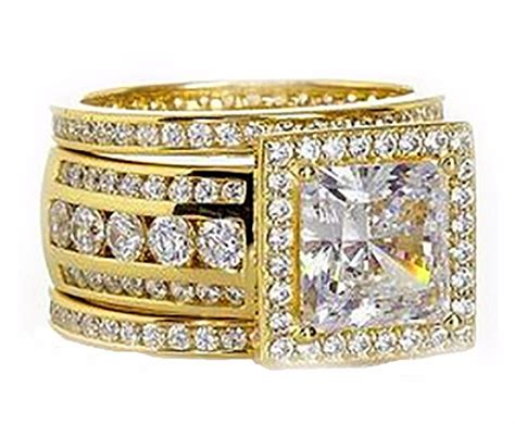 Buy Victoria Vintage Sparkling Jewelry 3pcs Rings 925