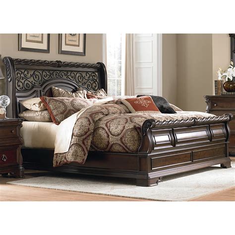 4.1 out of 5 stars 5 ratings. Liberty Furniture Arbor Place Sleigh Bed | Sleigh bedroom ...