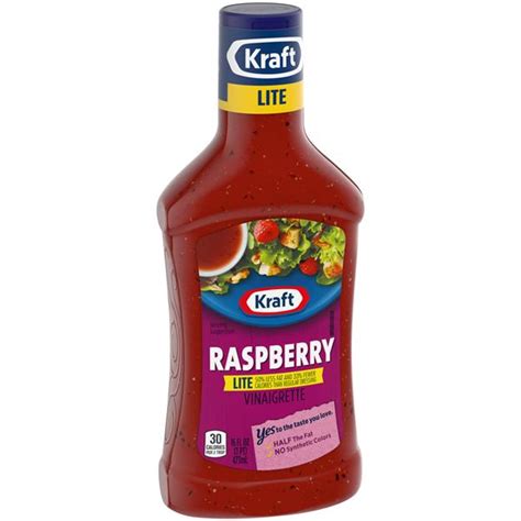 Buy produce, dairy, frozen foods & more groceries. Kraft Lite Raspberry Vinaigrette Dressing | Hy-Vee Aisles ...
