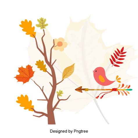Simple Hand Painted Autumn Element Design, Simple, Hand Painted, Seasonal PNG Transparent ...