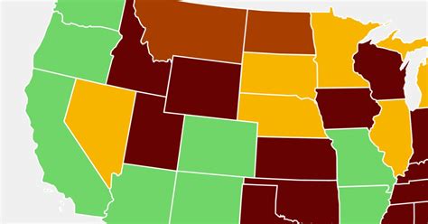 Minimum Wage Map Shows Which States You Cant Afford