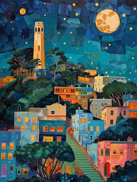 Coit Tower San Francisco Poster Free Stock Photo - Public Domain Pictures