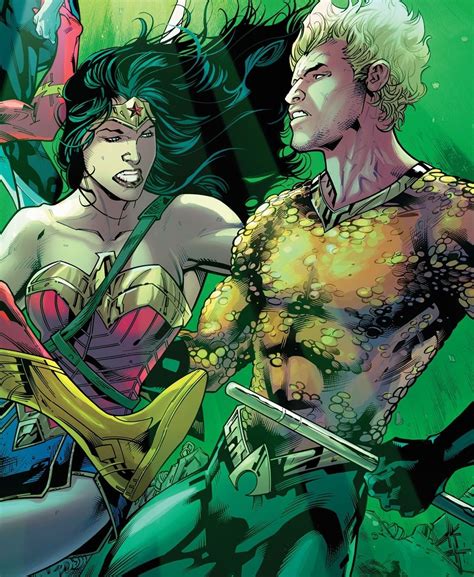 Aquaman And Wonder Woman Justice League 6 Rebirth Wonder Woman
