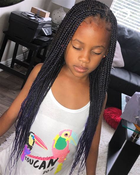 Box Braids For Little Girls 22 Simple Styles For 2024 Beautywaymag