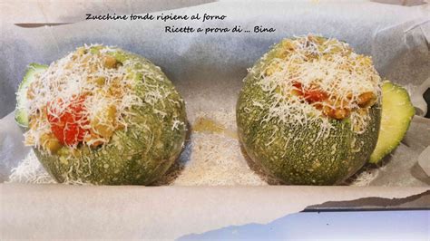Preparare le zucchine ripiene vegetariane è davvero facilissimo! Zucchine tonde ripiene al forno