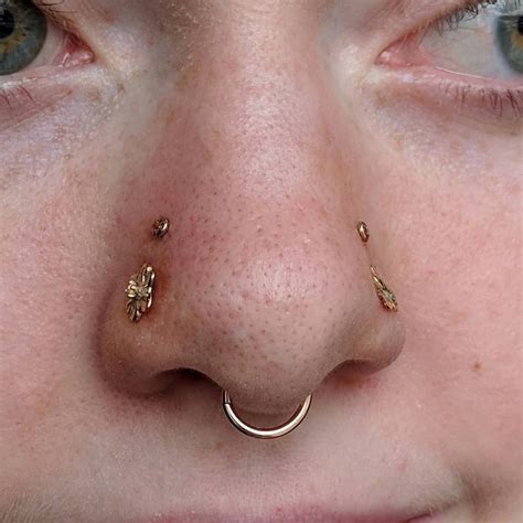 Madisontrubiano On Instagram “some High Nostril Piercings I Got To Do