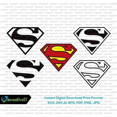 Superman Svg Superman Logo Svg Superhero Svg Silhouette Etsy