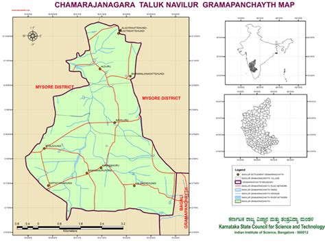 Chamarajanagara Taluk Navilur Grampanchayath Map Master Plans India