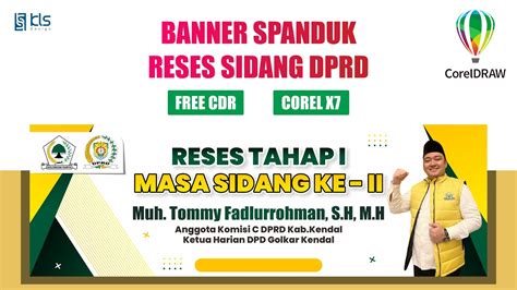 Free Cdr Desain Banner Reses Sidang Dprd Klsdesain Youtube