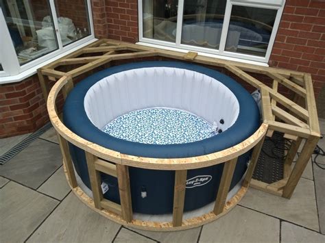 Lazy Spa Milan Surround Build Hot Tub Backyard Hot Tub Patio Hot Tub Garden