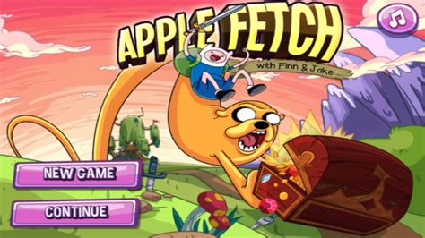 Cartoon Network Games Adventure Time Apple Fetch Gameplay