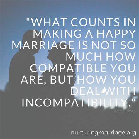 What Counts In Making A Happy Marriage Is Not So Much How Compatible