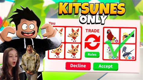 Only Trading The New Kitsune Legendary Pets Adopt Me Roblox Youtube