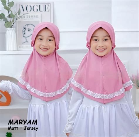 Jlbab Anak Paud Kerudung Lubna Ped Model Kerudung Anak Tk All Size 3 6 Tahun Hijab