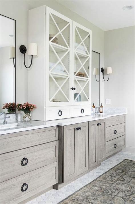 Maybe you would like to learn more about one of these? Gray Oak Bath Vanity Cabinets and Drawers - Transitional ...