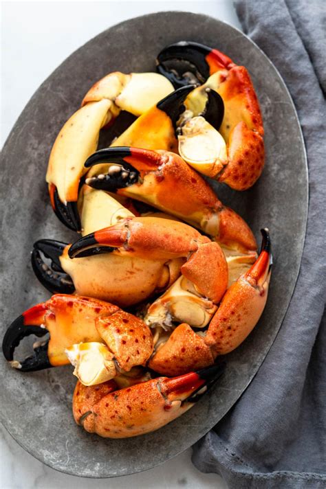 Florida Stone Crab Claws With Mustard Sauce A Florida Tradition Garlic And Zest