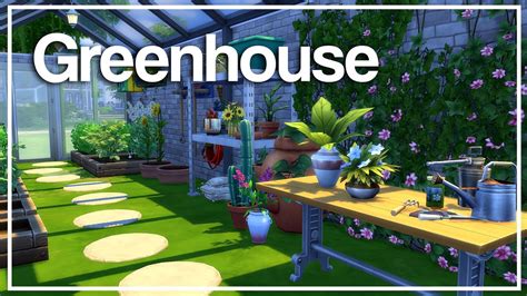 Greenhouse The Sims 4 Speed Build Youtube