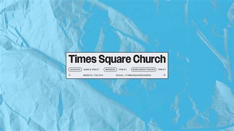 Times Square Church Live Streaming