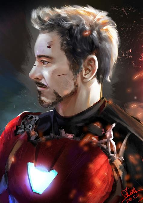 Avengers Infinity War Iron Man Tony Stark Cr Qtian Marvel