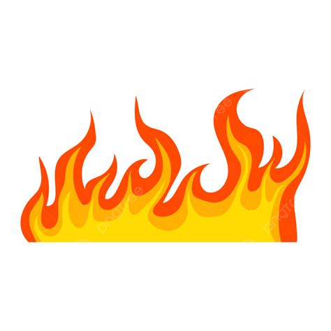 Burning Fire Vector Fire Flame Clipart Flame Yellow Fire Flame Vector Png And Vector With