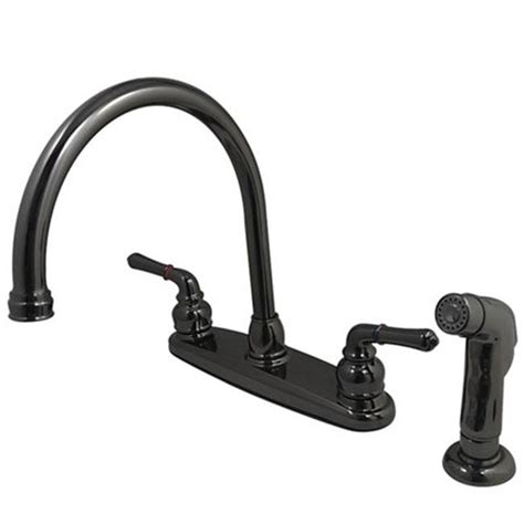 Buy products such as yosoo solid brass high arch oil rubbed bronze single handle kitchen lavatory faucets with pause control handheld pull out spout sprayer for bathroom black at walmart and save. Water Onyx 8 inch centerset kitchen faucet with lever ...