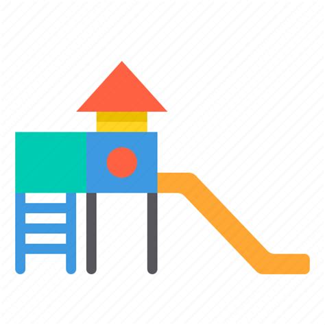 Kids Park Play Playground Slide Toy Icon Download On Iconfinder