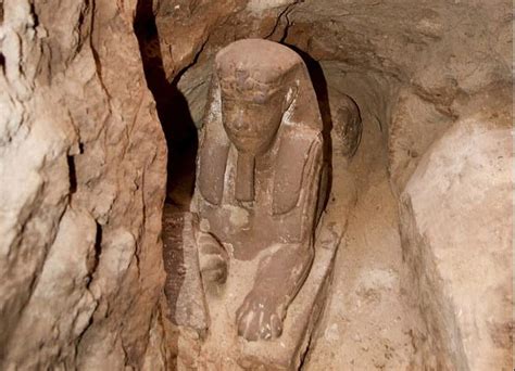 A Remarkably Preserved Sandstone Sphinx Discovered In Egypt