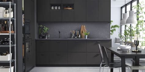 ikea kitchen cabinets   recycled materials black