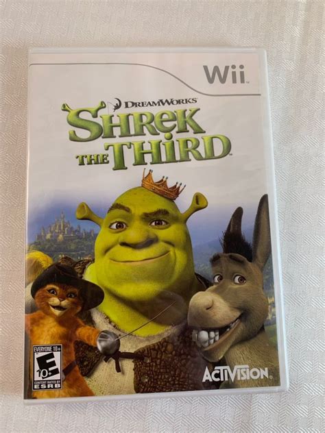 Wii Shrek The Third Game On Mercari Shrek Threes Game Games