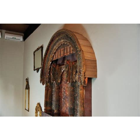 1900s Antique Nuristan Afghani Hand Carved Wood Doorway Window Chairish
