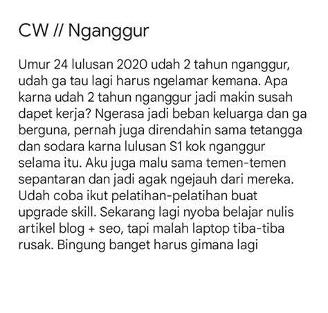 Baca Rules Bit Ly Worksfess On Twitter Work CW Nganggur Tolong