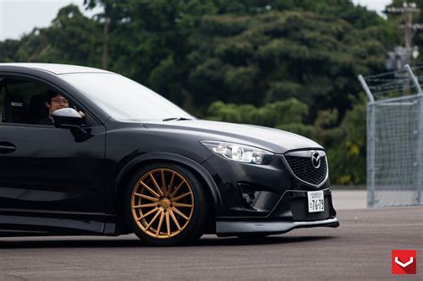 Mazda Cx 5 Tuned With Vossen Wheels And Air Suspension Autoevolution