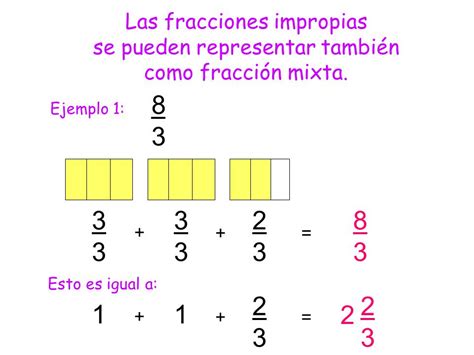 Fracciones Propias Impropias Y Mixtas Ejemplos Colecci N De Ejemplo