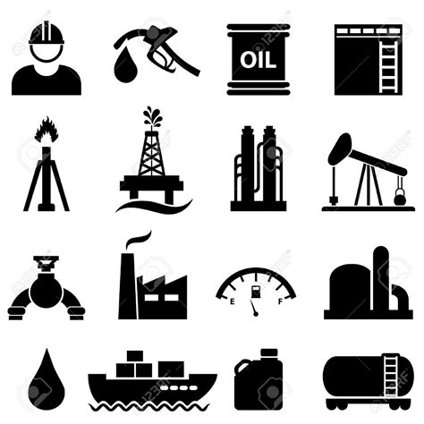 29 Oil And Gas Icon Icon Logo Design