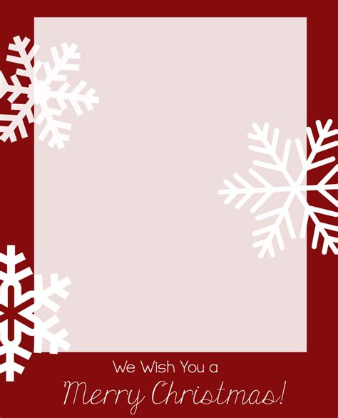 Free Printable Christmas Cards Templates