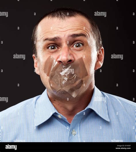 Duct Taped Mouth Hi Res Stock Photography And Images Alamy