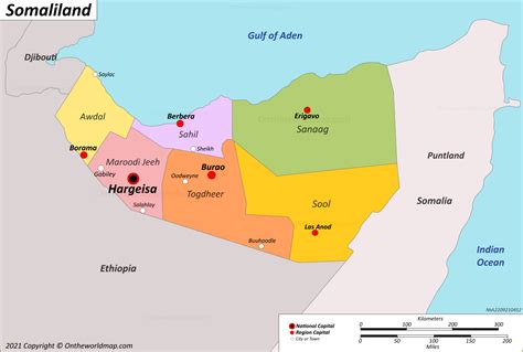 Somaliland Map Detailed Maps Of Republic Of Somaliland