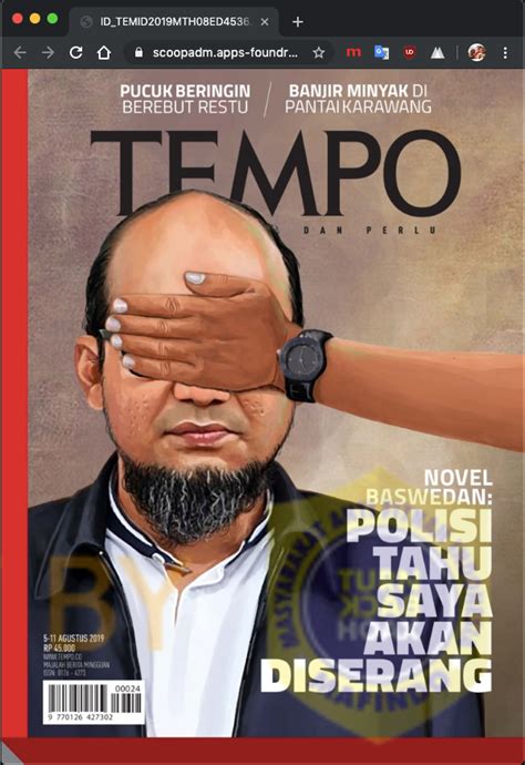 [SALAH] Gambar Sampul Majalah Tempo Edisi 5-11 Agustus 2019