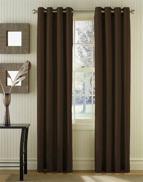 Discover our collection of home essentials & decor at prices you'll love. Dark Brown drapes | Curtains living room modern, Curtains ...